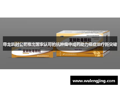 尊龙凯时公司推出国家认可的抗肿瘤中成药助力癌症治疗新突破